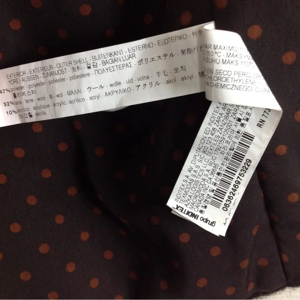 ZARA Girls Soft Collection Outwear Alpaca Wool size 9/10 cm140